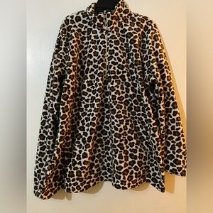 Ariat tek pull over x2. Leopard print and teal blue. Very warm and comfortable.